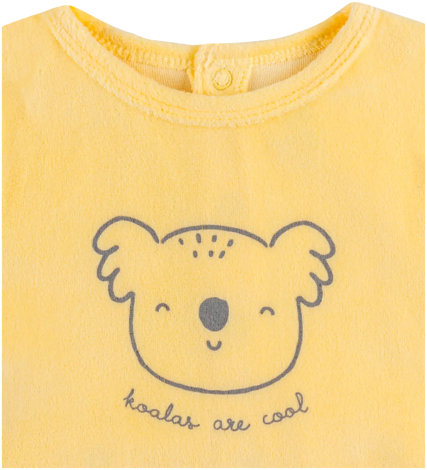 TEX BABY vauvojen velourpyjama Koala - Yellow - 3