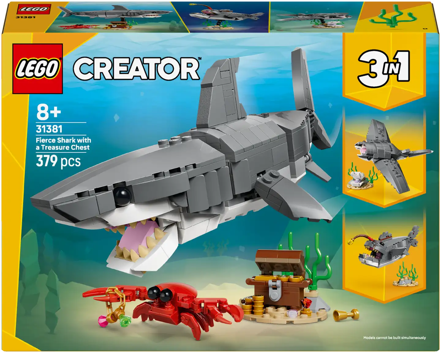 LEGO® LEGO Creator 31381 Hurja hai ja aarrearkku - 4