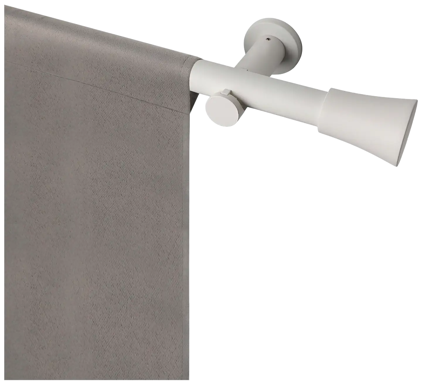 Ihanin verhotanko Melissa mattavalkoinen 160-310cm 25/28mm - 1