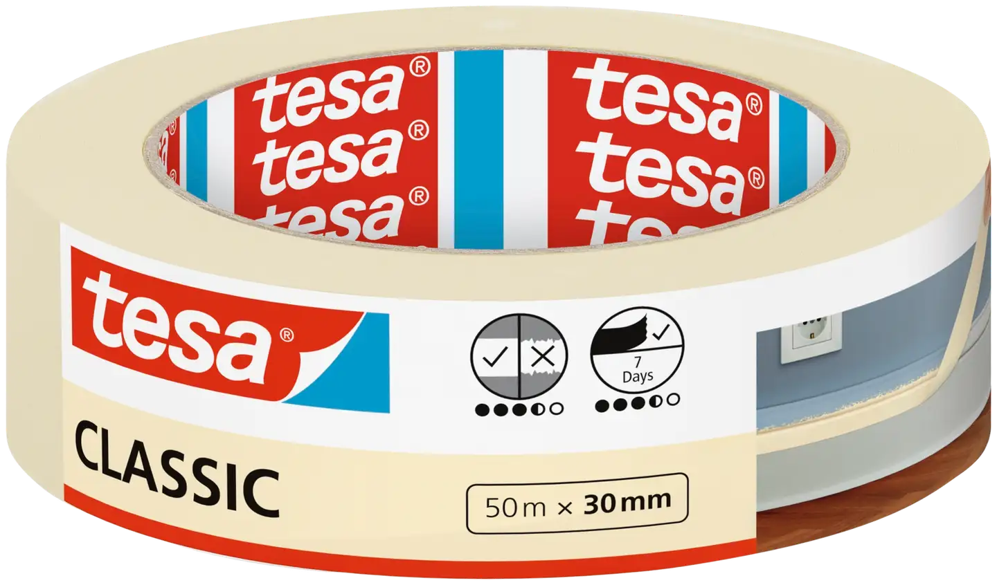 Tesa maalarinteippi Classic 50 m x 30 mm