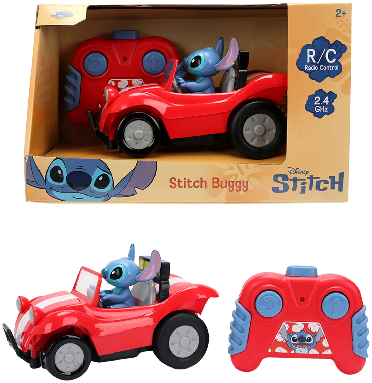 Jada RC Stitch Buggy, 14 cm, 1:32, 1-kanavainen, 2,4 GHz - 1