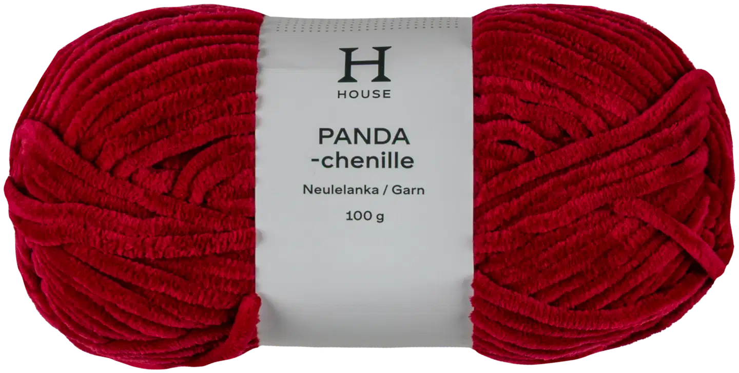 House lanka Panda chenille 100 g Dark red 2786