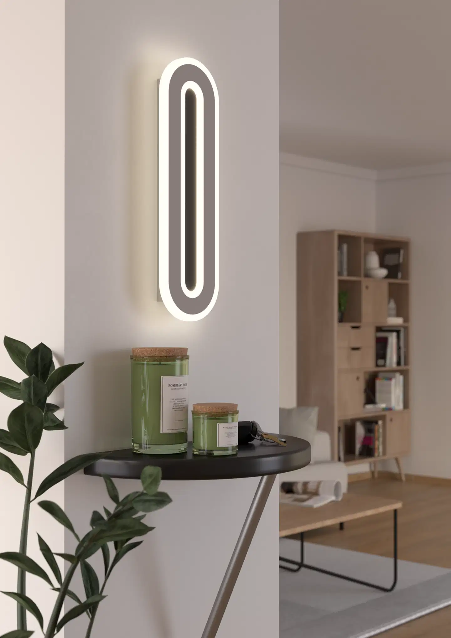 EGLO kattovalaisin Macchioni LED 12W 40x12 cm valkoinen - 6