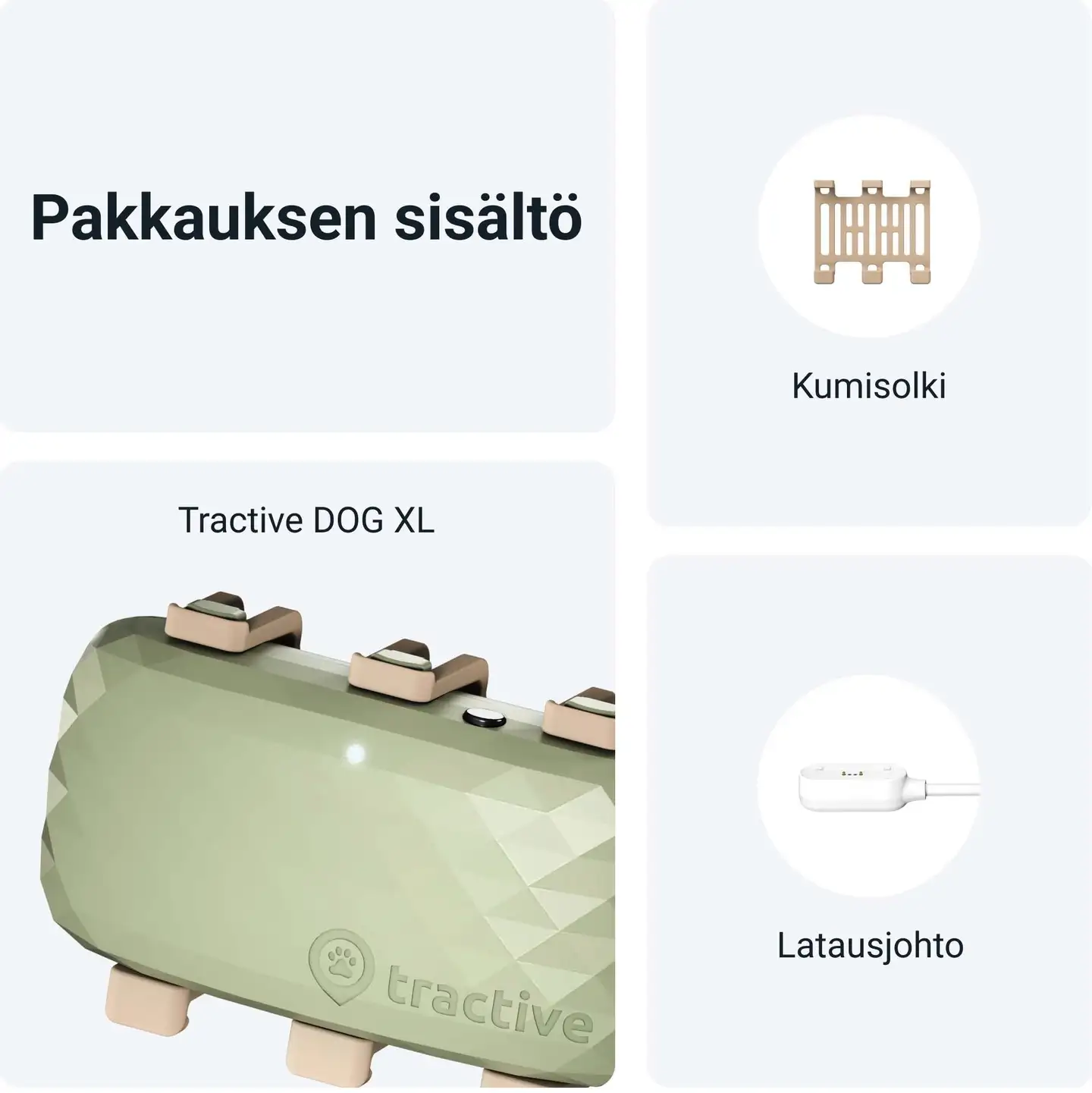 Tractive koira XL 4G GPS/aktiivisuuskaulapanta - 6