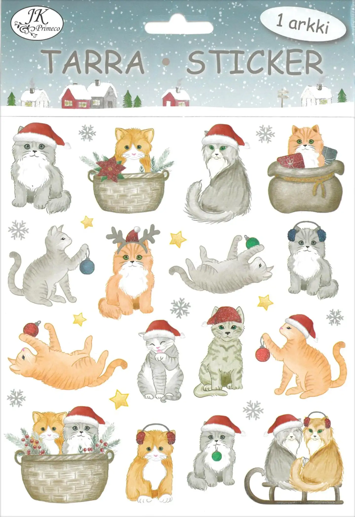 J.K. Primeco Tarra-arkki Kissat joulu