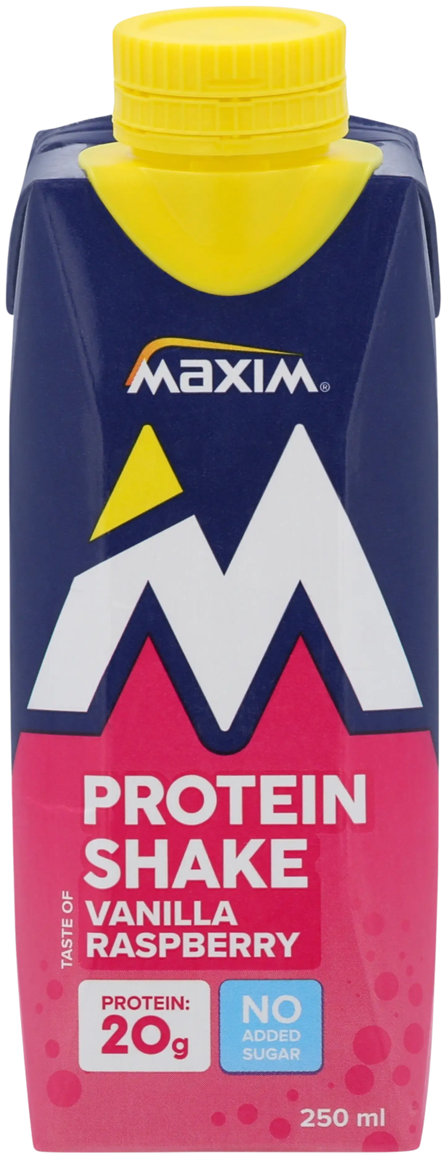 Maxim Vanilla raspberry proteiinijuoma 250ml
