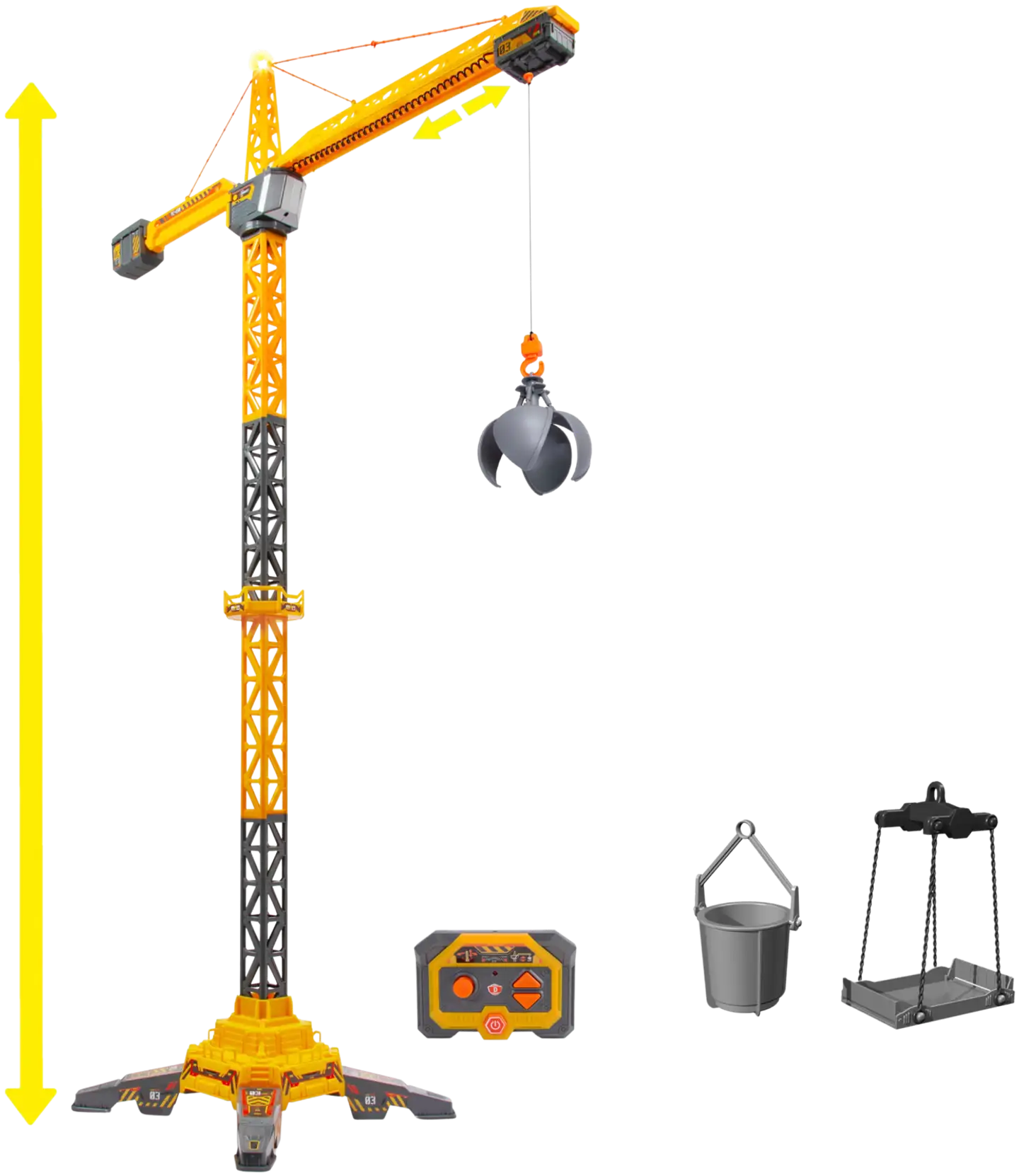 Dickie Toys RC Titan Nosturi, 150 cm, 2,4 GHz - 3