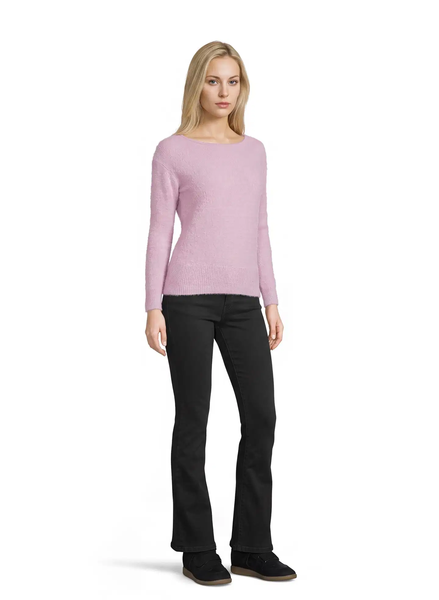 WKLY. naisten venepääntie pörröneule 213W302687 - Fragrant lilac - 4