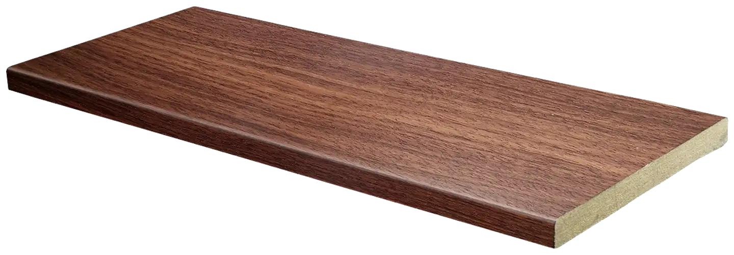 Maler Kynnys sileä MDF MR 9x92/29 M7 Pähkinä viilu Lakattu