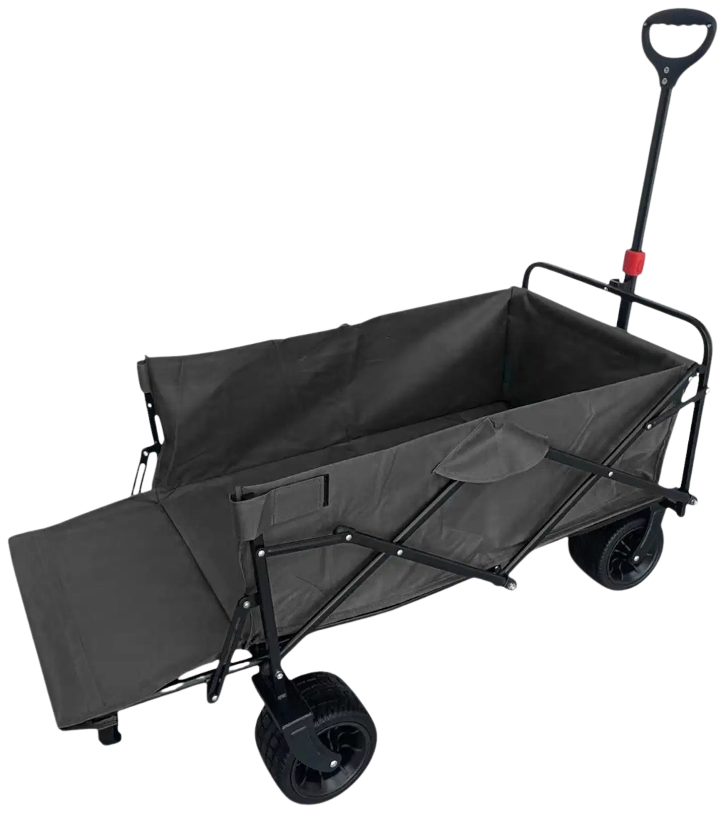 Fornorth puutarhakärry 115x61x105cm 100kg, musta - 8