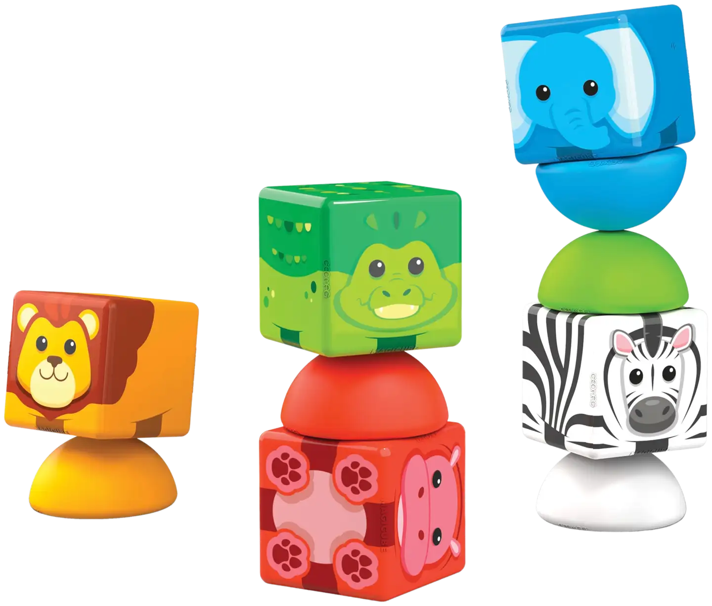 Geomag Magicube Stacking Safari -Rakennussetti - 6