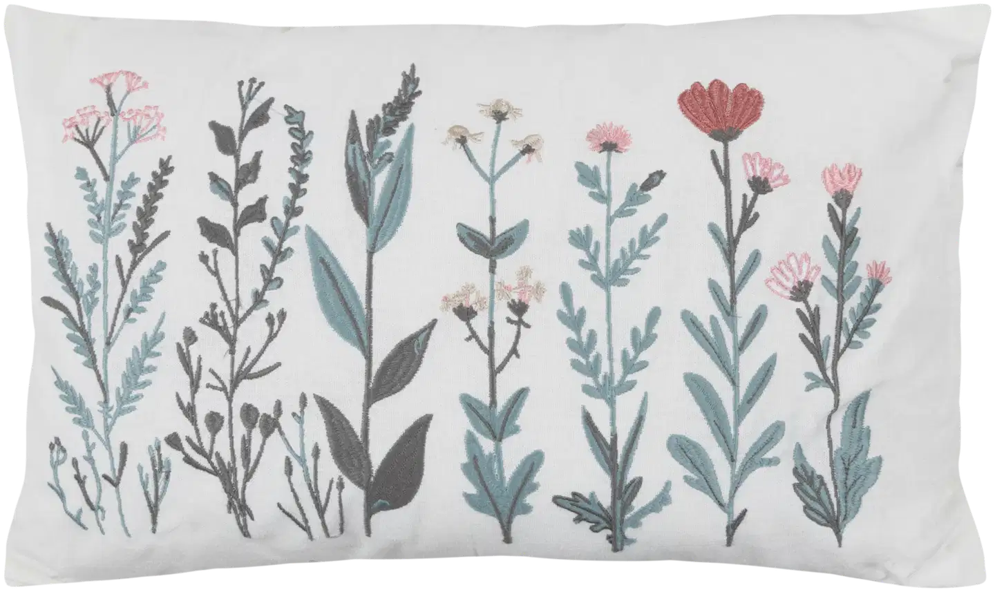 Tex Home sisustustyyny Kukkaketo 30x50 cm luonnonvalkoinen