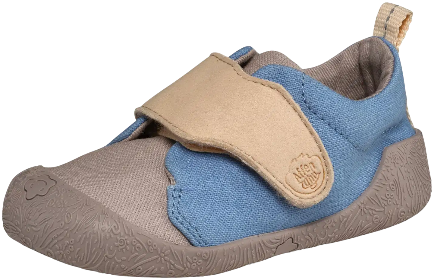 Affenzahn pienten lasten paljasjalkakenkä Prewalker Cotton Smally - Blue - 9