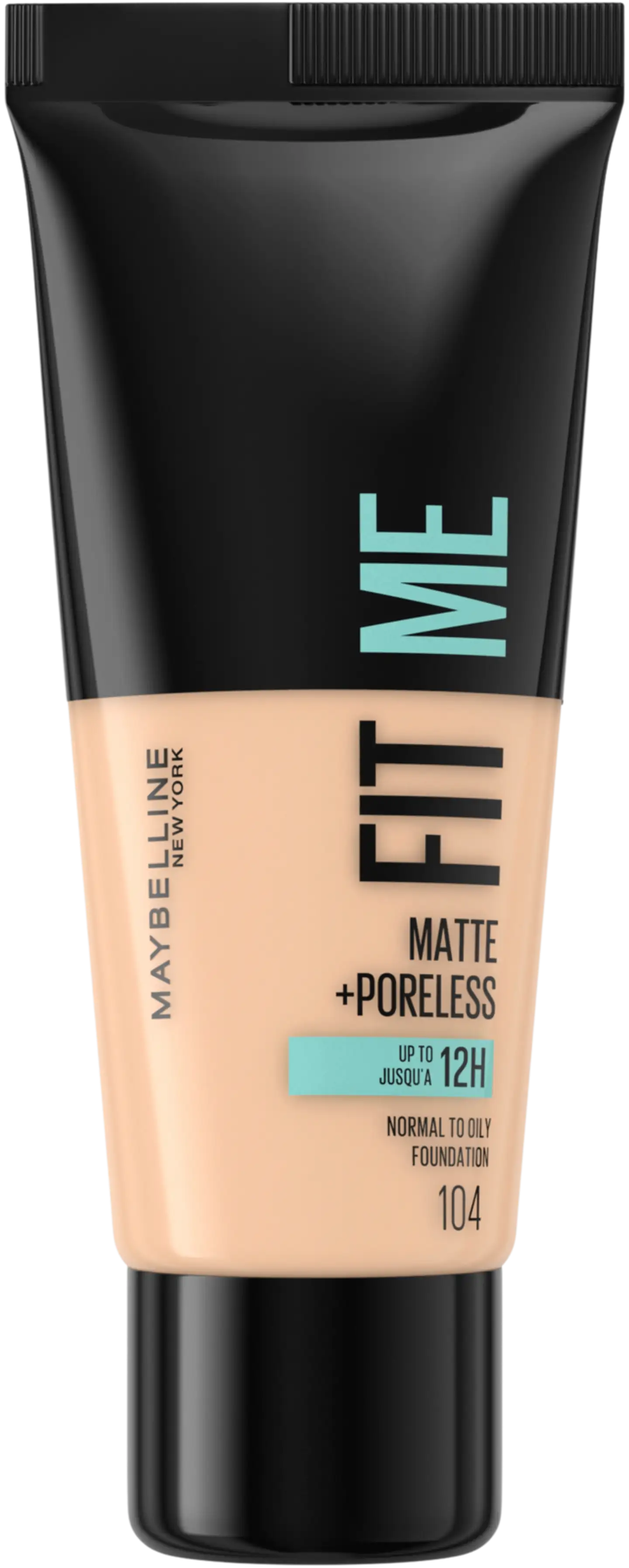 Maybelline New York Fit Me Matte+Poreless -meikkivoide 104 Soft Ivory 30ml - 1