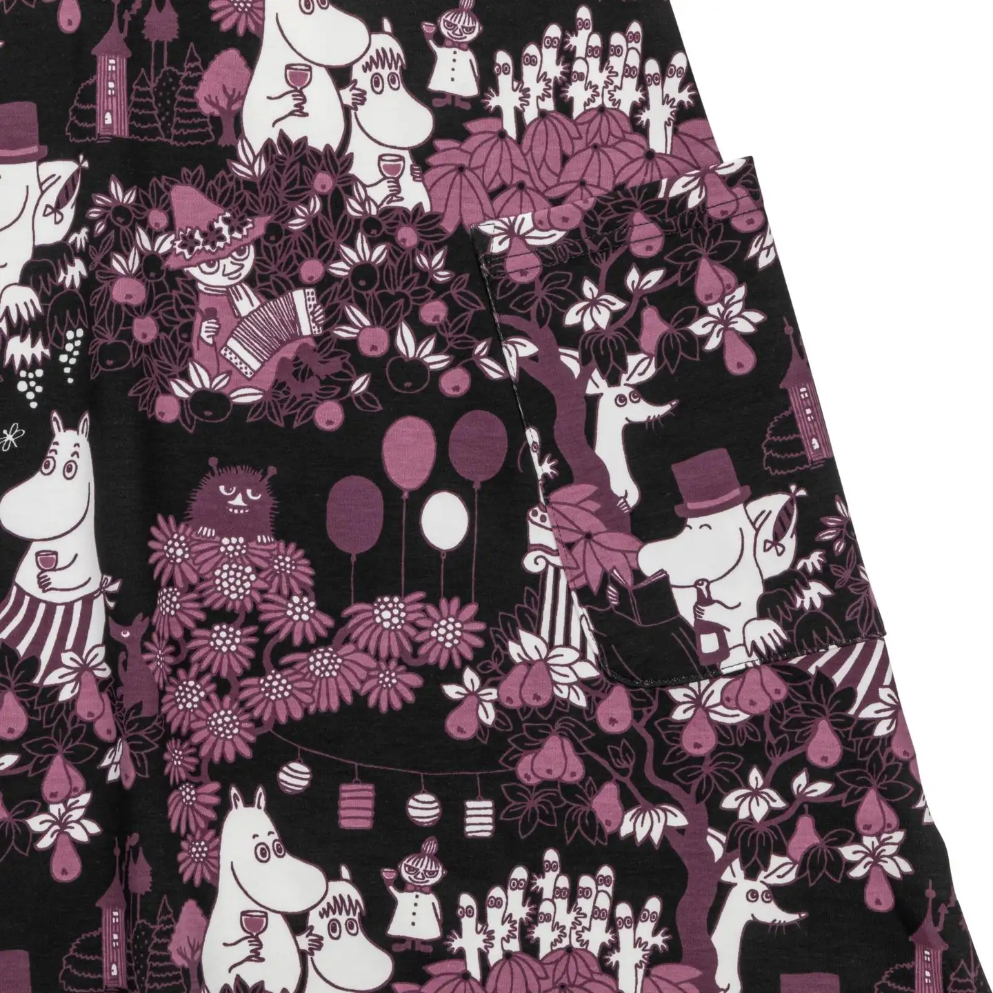Moomin by Martinex naisten mekko Jenni Juhlahetki 589046 - luumu - 2
