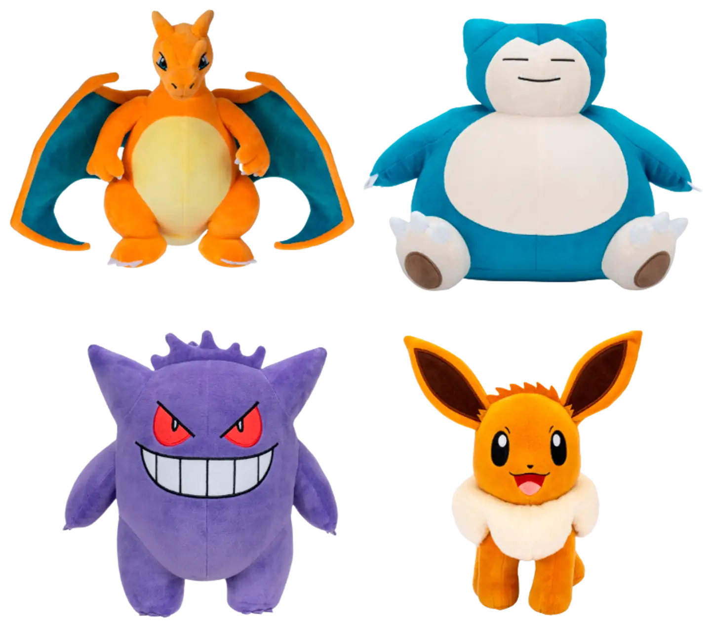 Pokemon Pehmo 30 cm, erilaisia