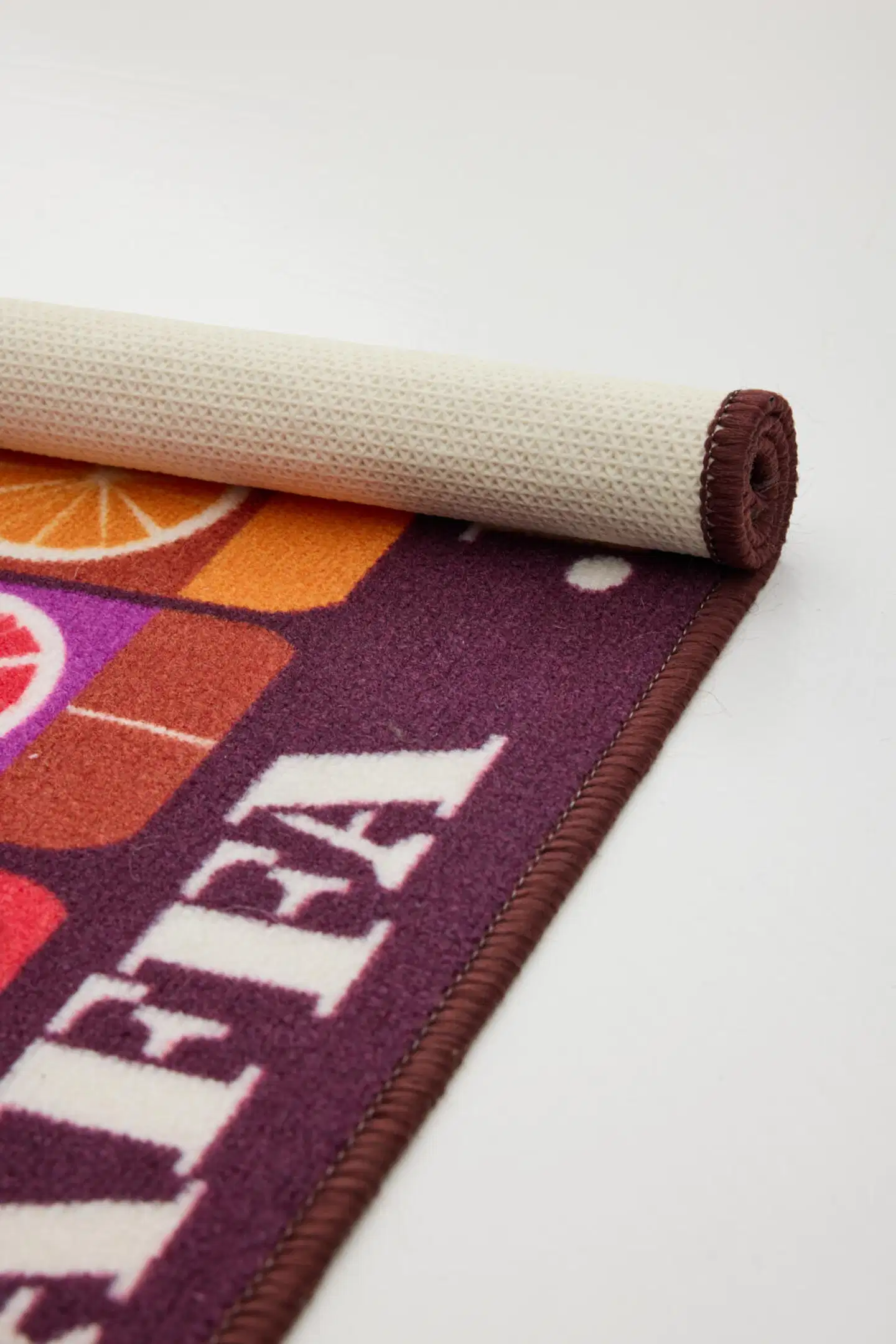 Vallila Jaffa kynnysmatto 50x80 cm wine - 2