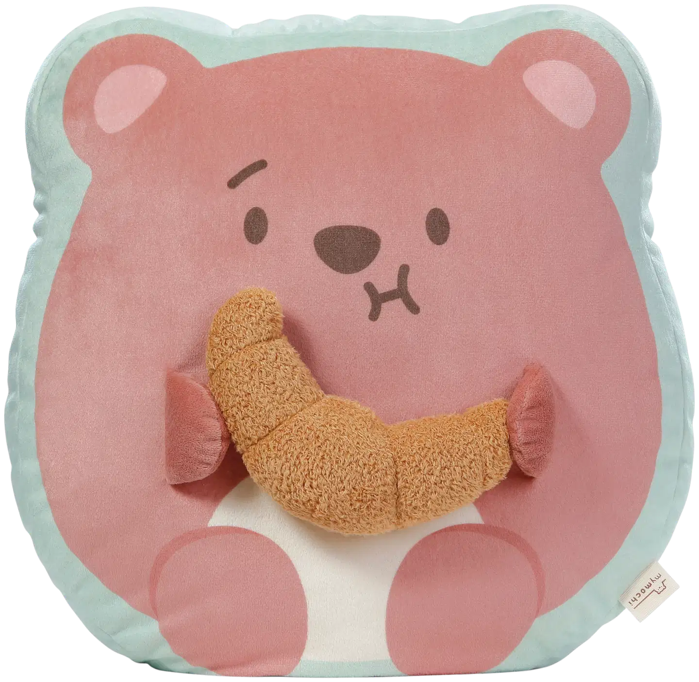 Mymochi Bear Nomo ja croissant pehmolelu 33cm - 1