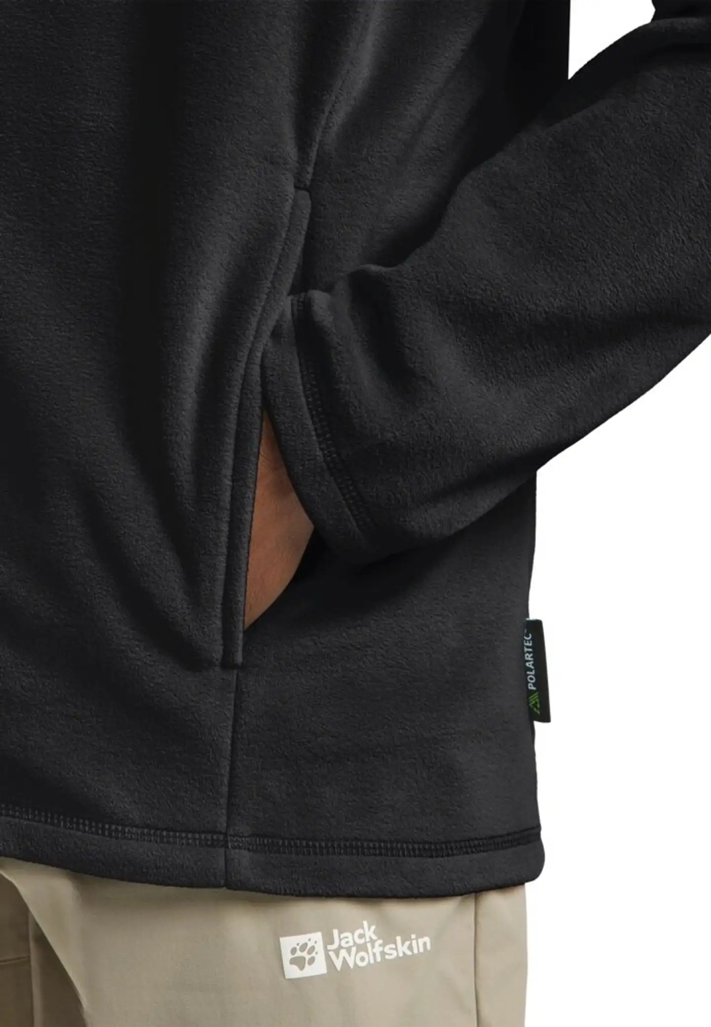 Jack Wolfskin miesten taunus fz m fleece 1711451 - BLACK - 5