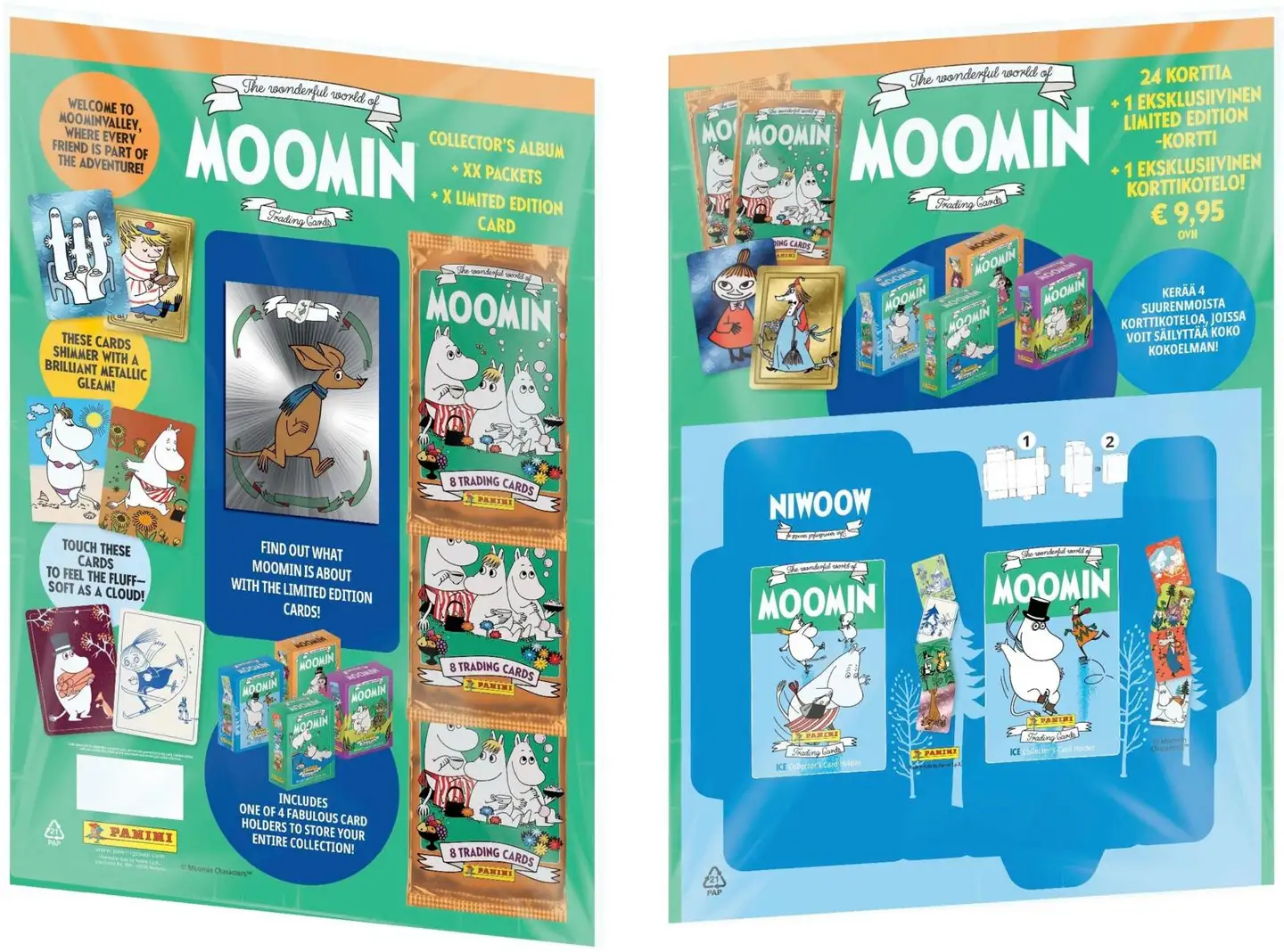 The Wonderful World of Moomin -Multipack keräilykortit