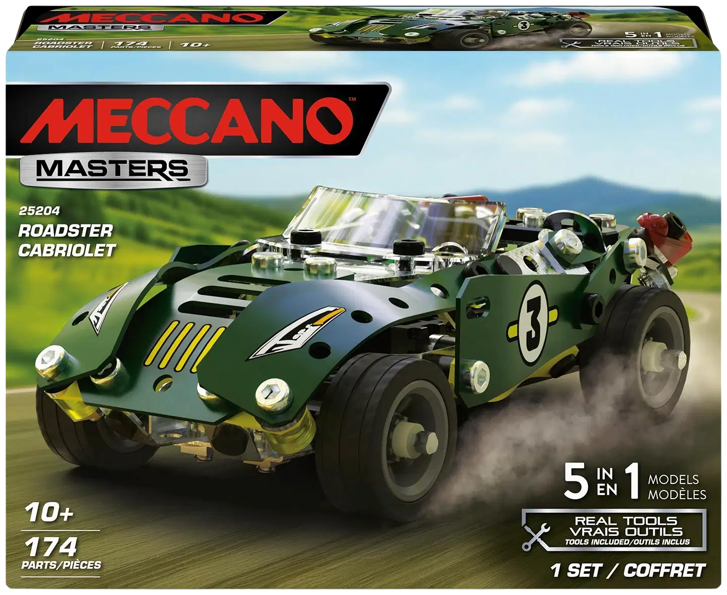 Meccano Multi Model Roadster -rakennussarja - 2