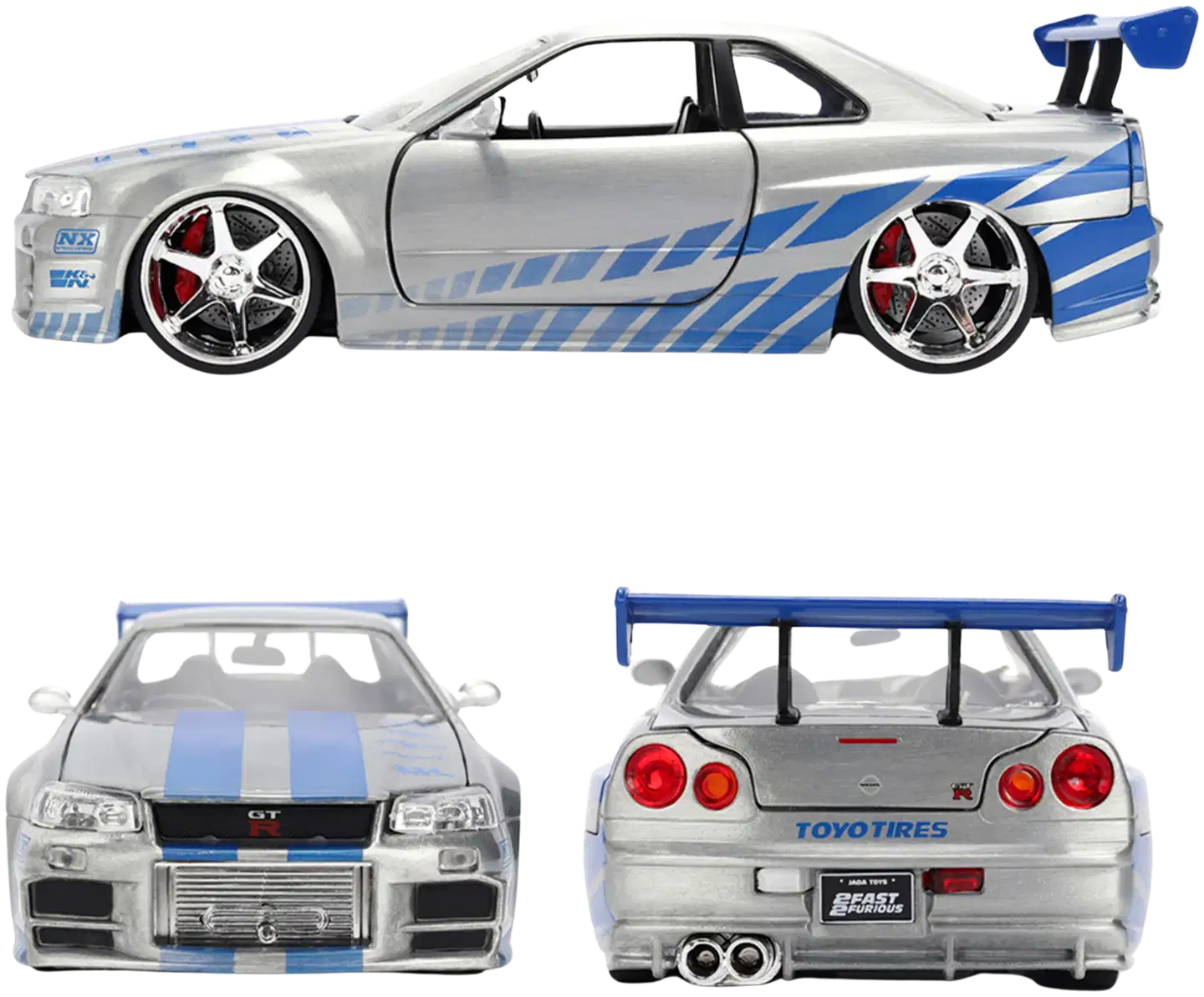Jada - Fast & Furious Anniversary Nissan Skyline 1:24, 19 cm, die-cast - 2