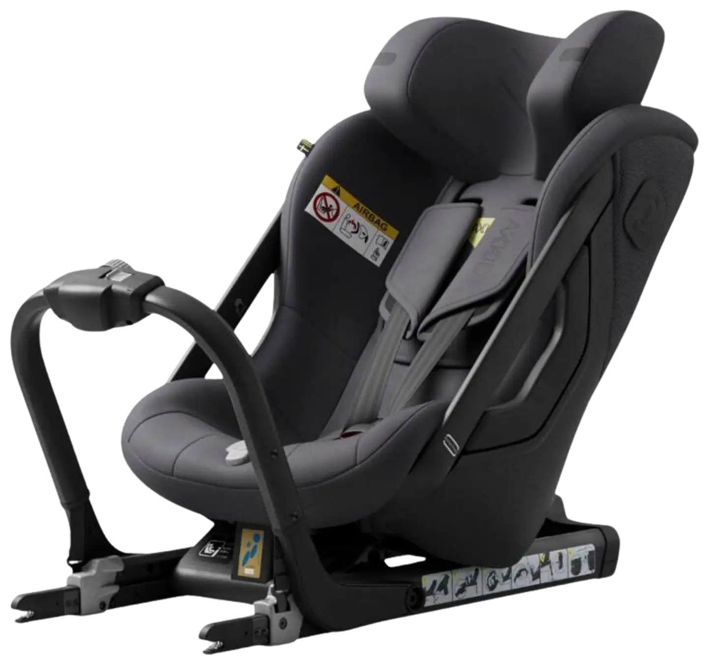 Axkid One 3 turvaistuin 61-125cm Arctic Mist Grey - 2