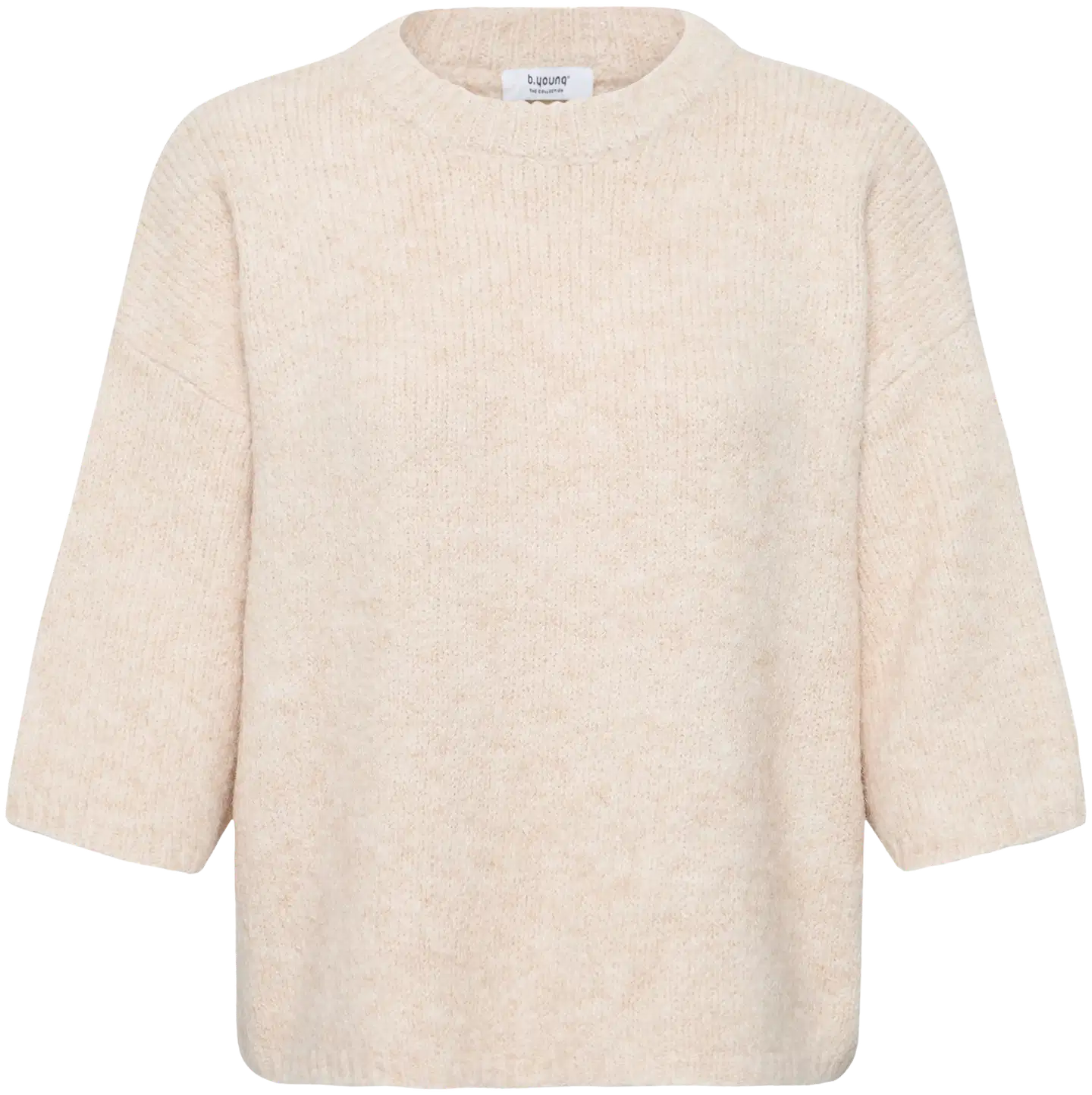B.young naisten neulepusero Bymillers - Birch Melange - 1