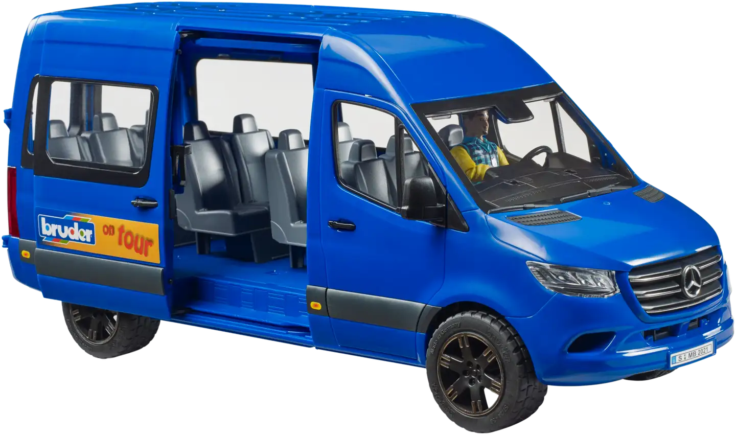 Bruder Mercedes-Benz Sprinter pakettiauto ja kuljettaja - 4