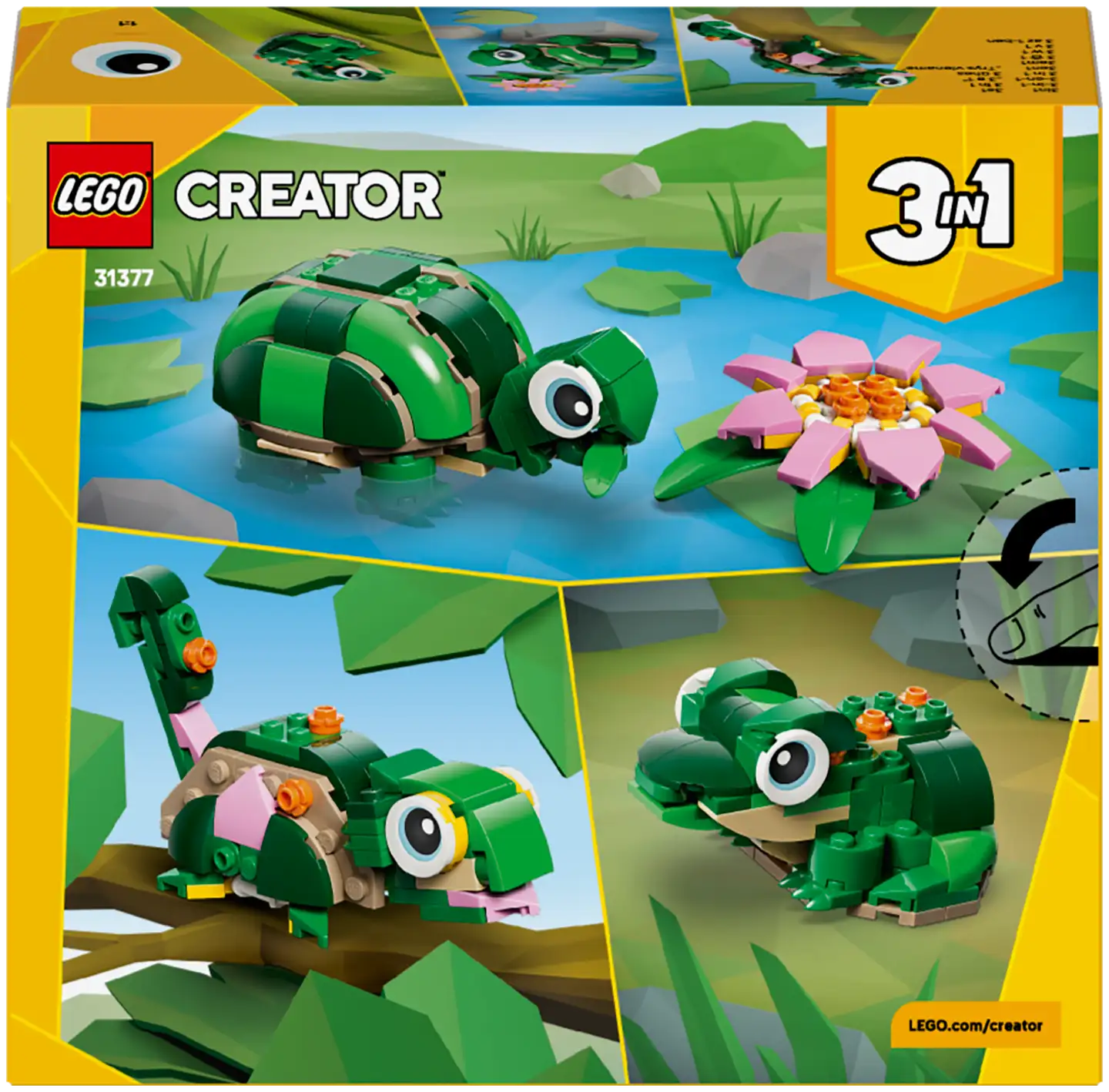 LEGO® LEGO Creator 31377 Kilpikonna ja lumpeenkukka - 9