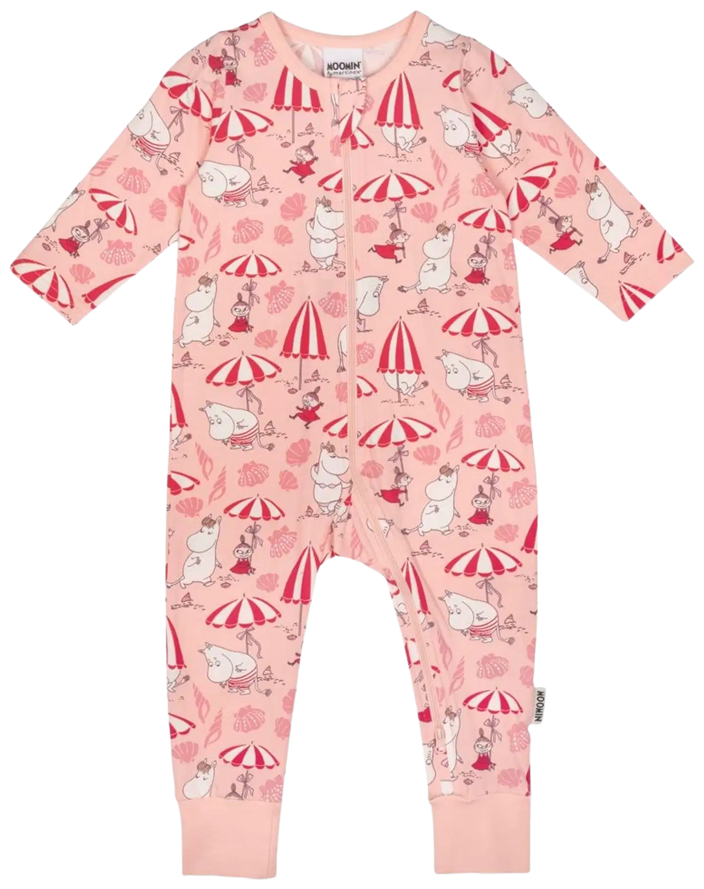 Muumi vauvojen pyjama Simpukkaranta 591679 - koralli - 1