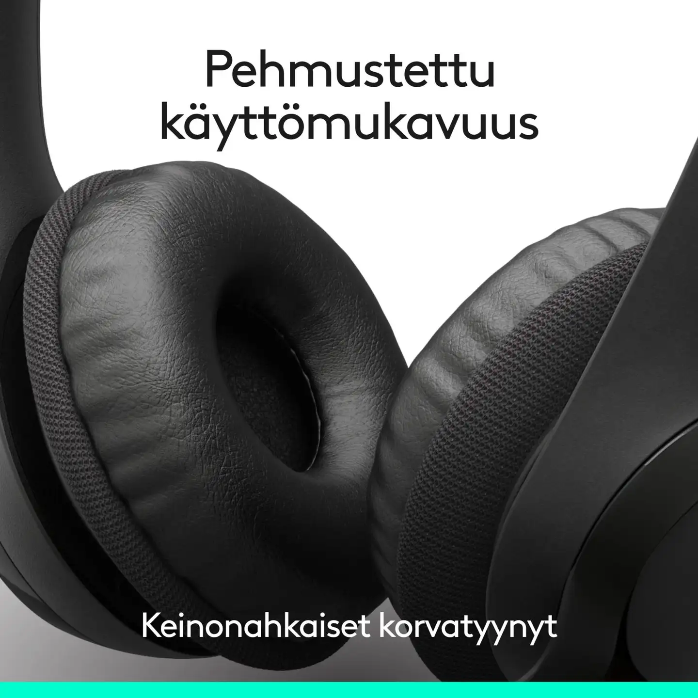 Logitech H390 USB-C headset musta - 3