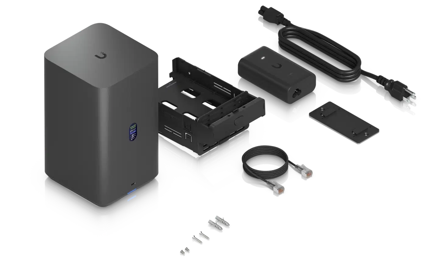 Ubiquiti 2-paikkainen verkkolevyasema 2.5 GbE -liitännällä UNAS-2-B musta - 11