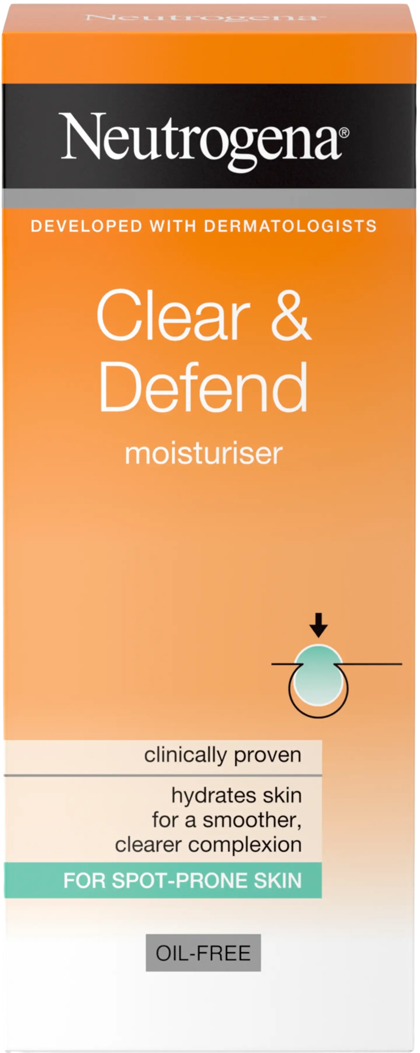 Neutrogena Clear & Defend Moisturiser kosteusvoide 50 ml - 1