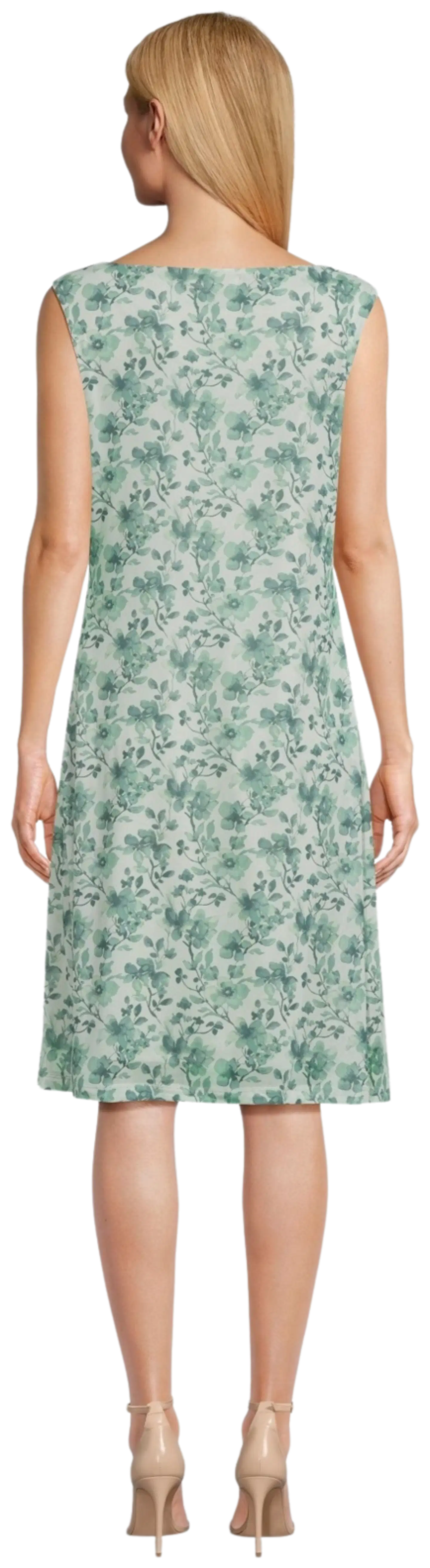 House naisten juhlamekko mesh 218H261731 - Pink AOP - 3