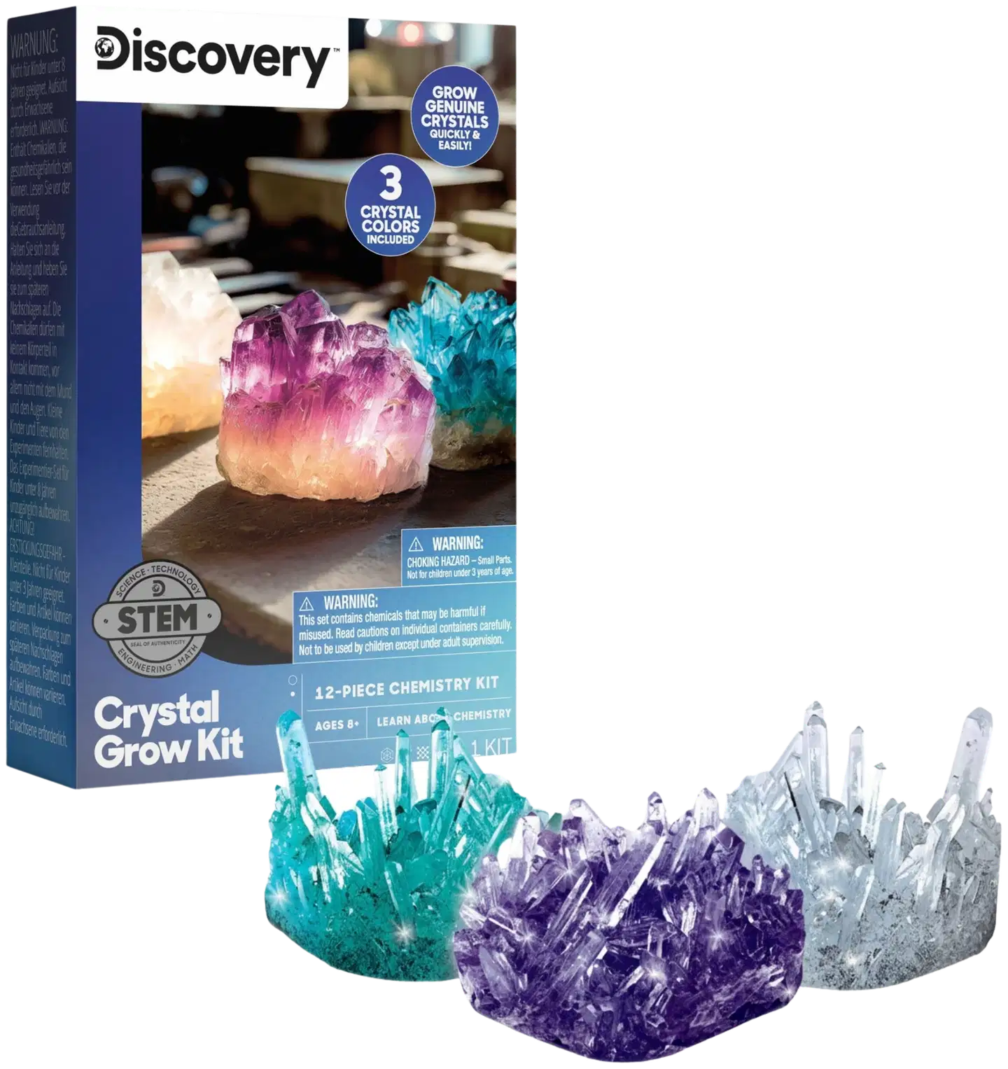 Discovery lasten kristallien kasvatuspaketti 12 kpl