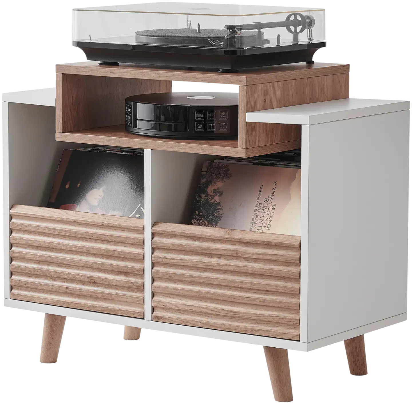 Norstone Oslo Vinyl 800 -vinyylikaluste valkoinen/vaalea tammi - 2