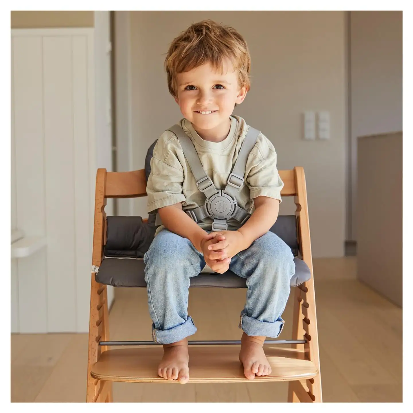 Hauck istuinpehmuste syöttötuoliin Highchair tummanharmaa - 28