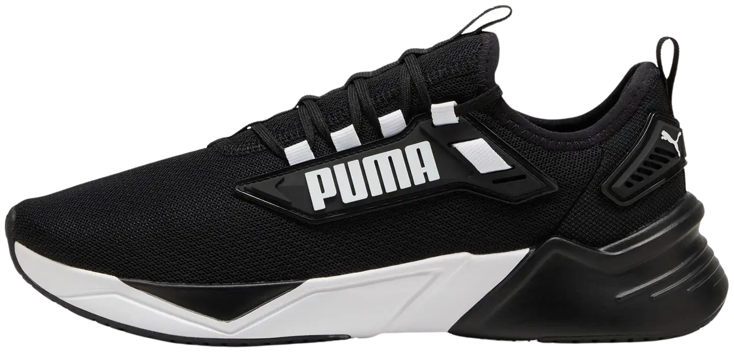 Puma miesten vapaa-ajan lenkkari Retaliate 3 Black - Black/white - 1