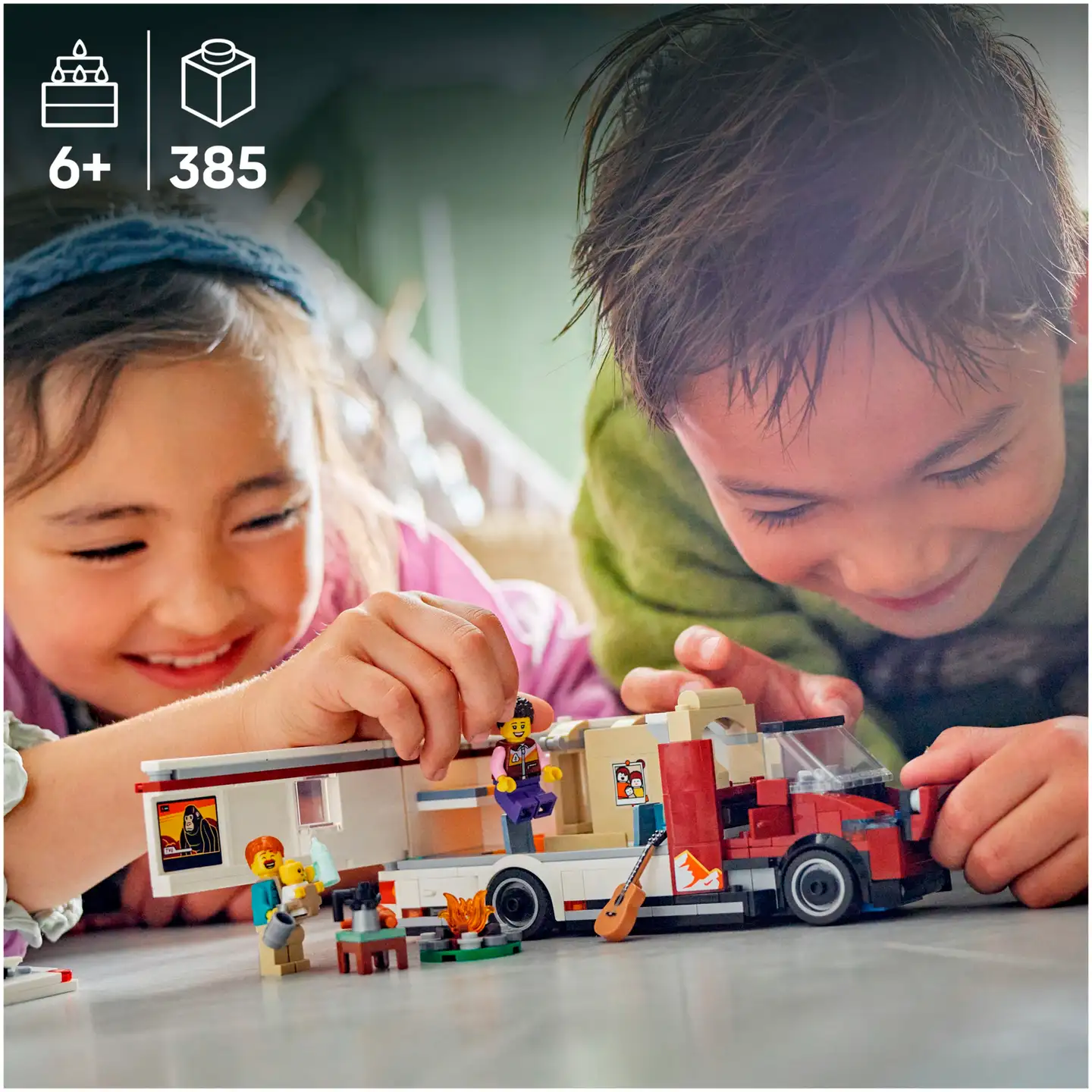 LEGO® City Great Vehicles 60454 Seikkailulomalaisten matkailuauto - 5