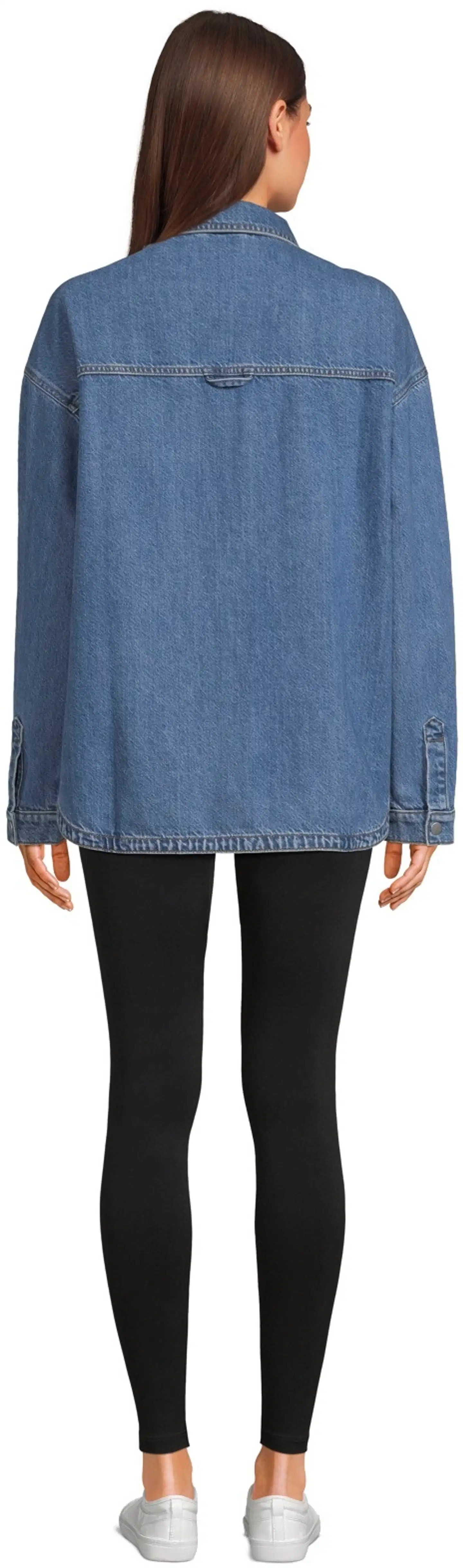 WKLY. naisten farkkupaitajakku 228W282681 - Denim blue - 3