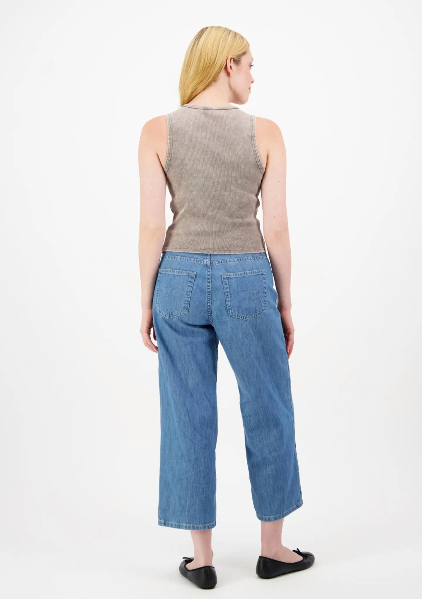 Lee Cooper naisten farkut Lc Mia Ankle 0712 Relaxed Fit - vaalean sininen - 4