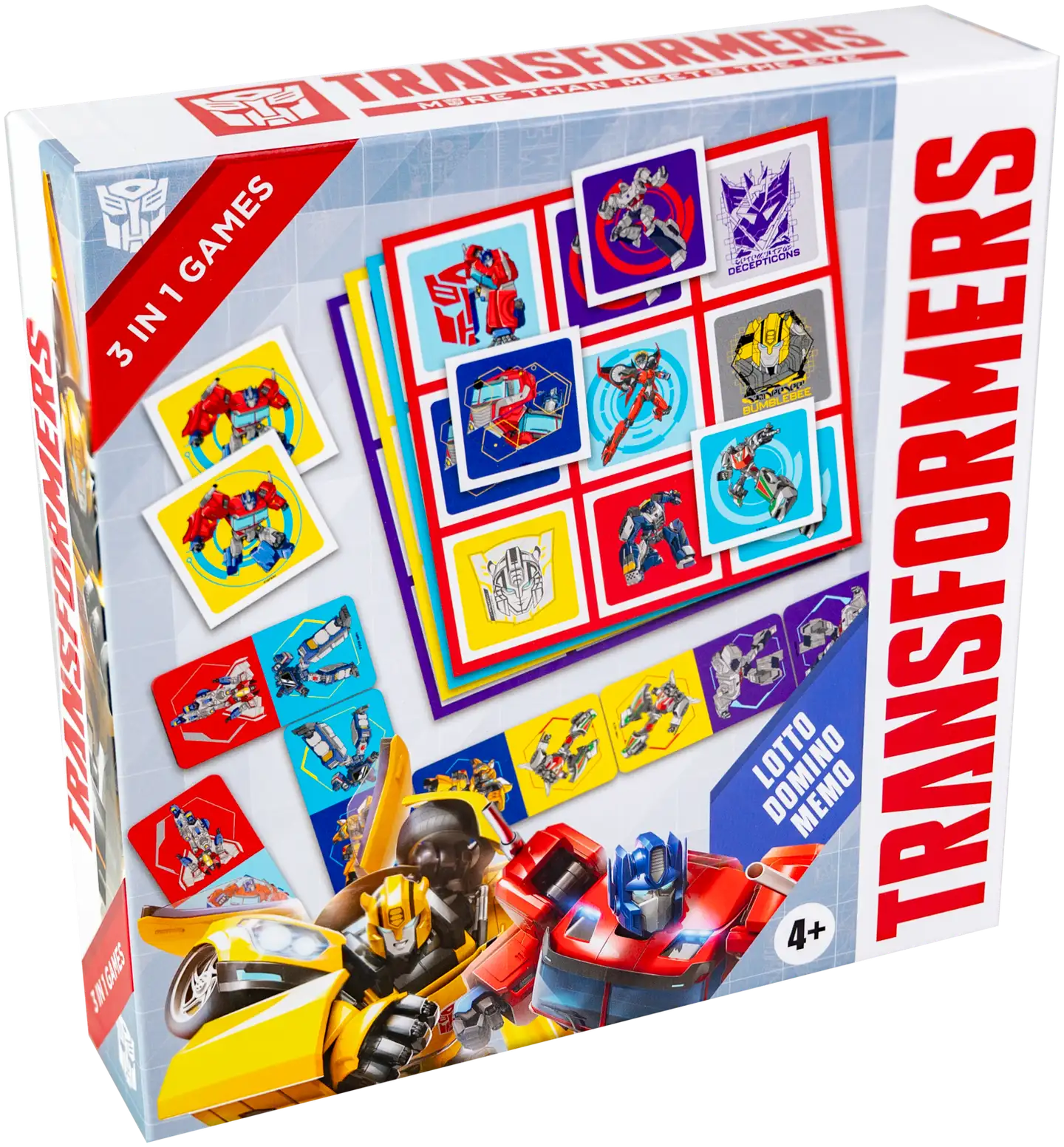 Tactic lautapeli Transformers 3 in 1 Lotto, Domino, Memo - 4