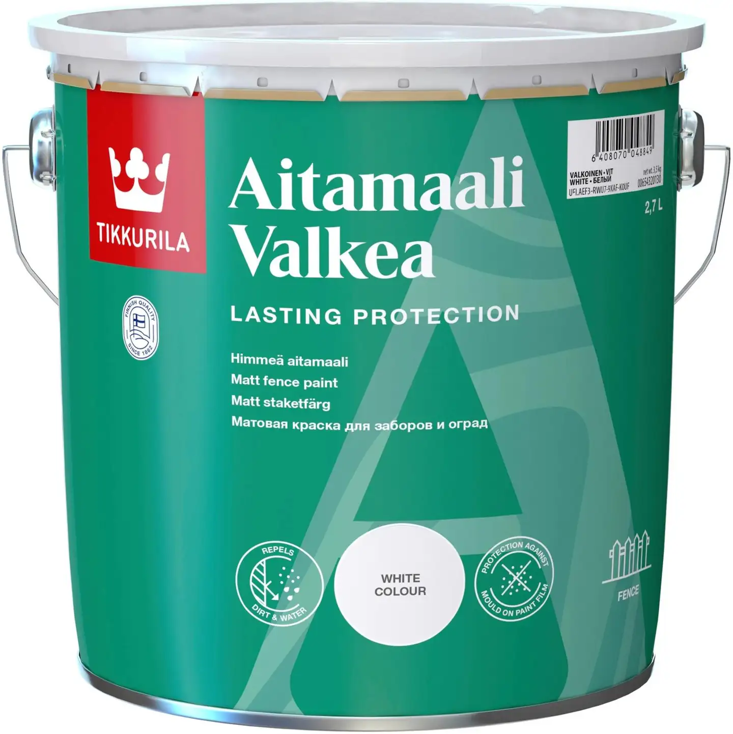 Tikkurila Aitamaali Valkea A 2,7 l