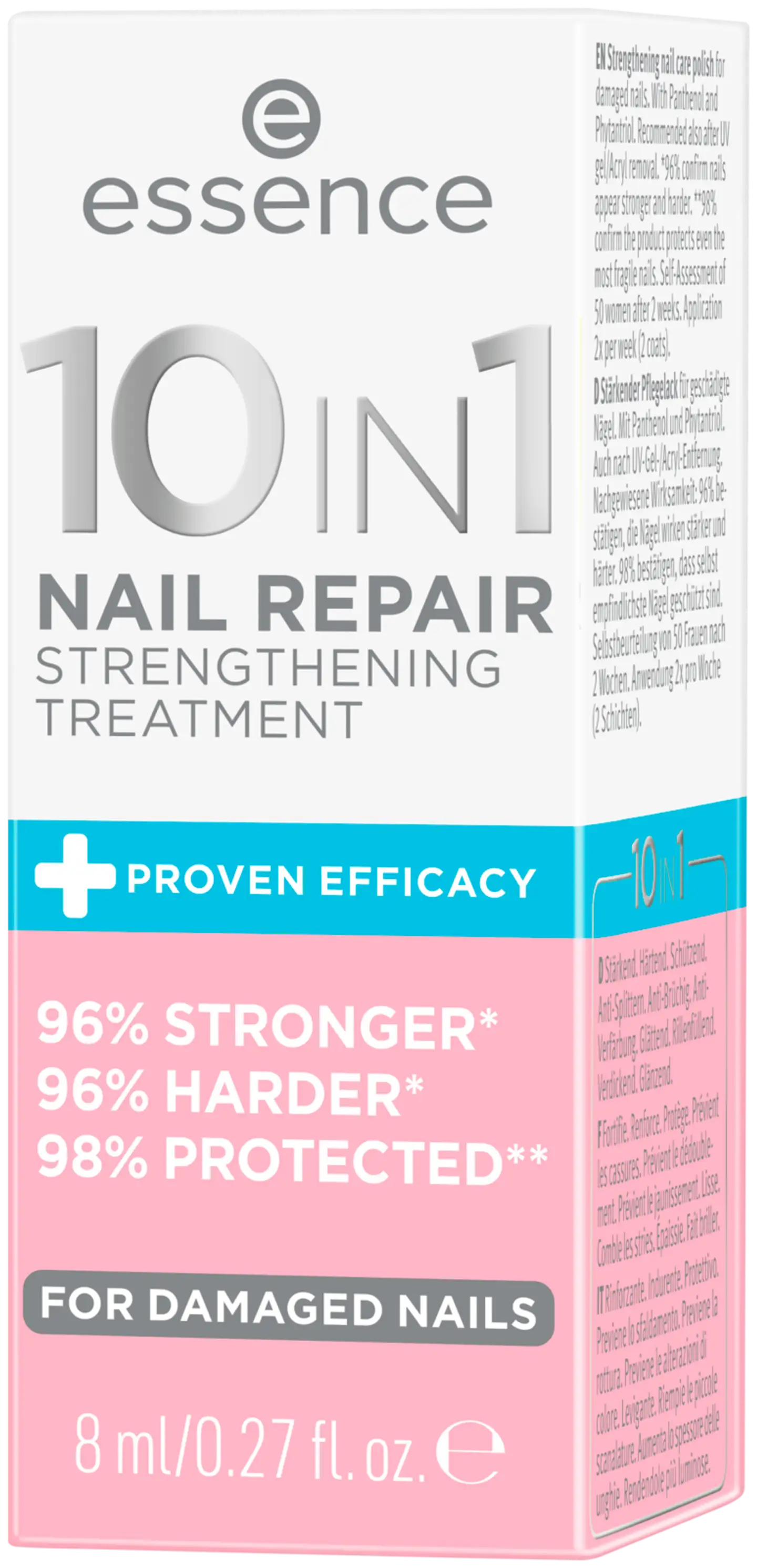 essence 10IN1 NAIL REPAIR STRENGTHENING TREATMENT 8 ml - 4