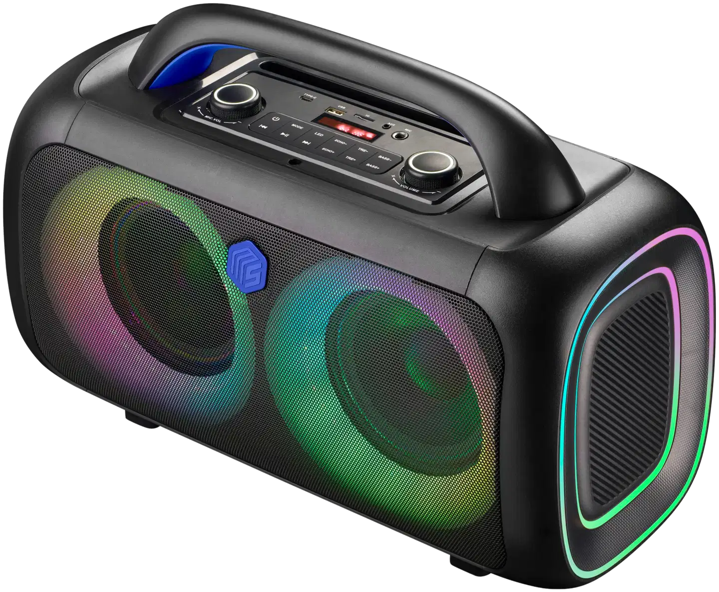 MusicSound Bluetooth kaiutin SoundBox 80s musta - 2