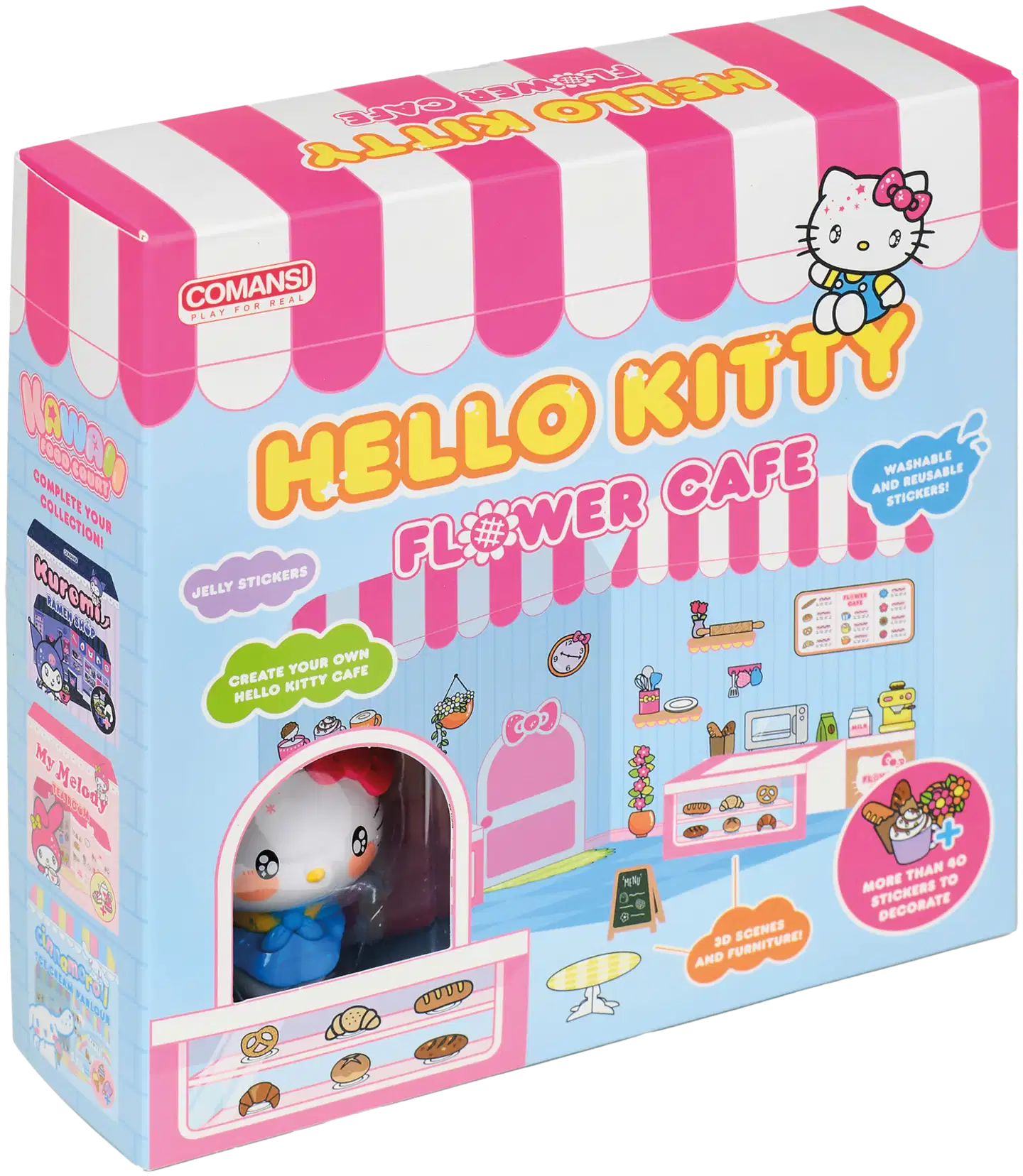 Comansi leikkisetti Hello Kitty tarra kukkakahvila - 2