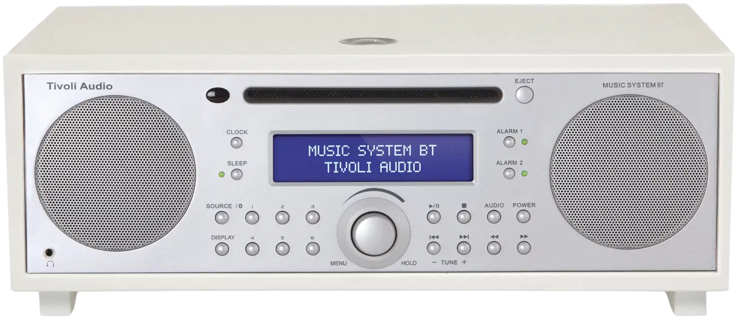 Tivoli Audio Bluetooth-musiikkijärjestelmä Music System BT korkeakiilto valkoinen