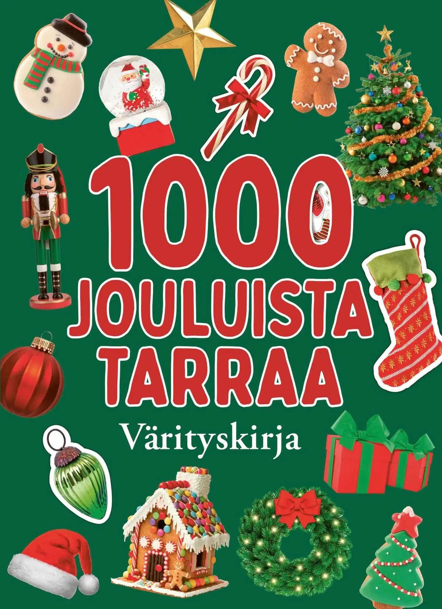 1000 jouluista tarraa - Värityskirja