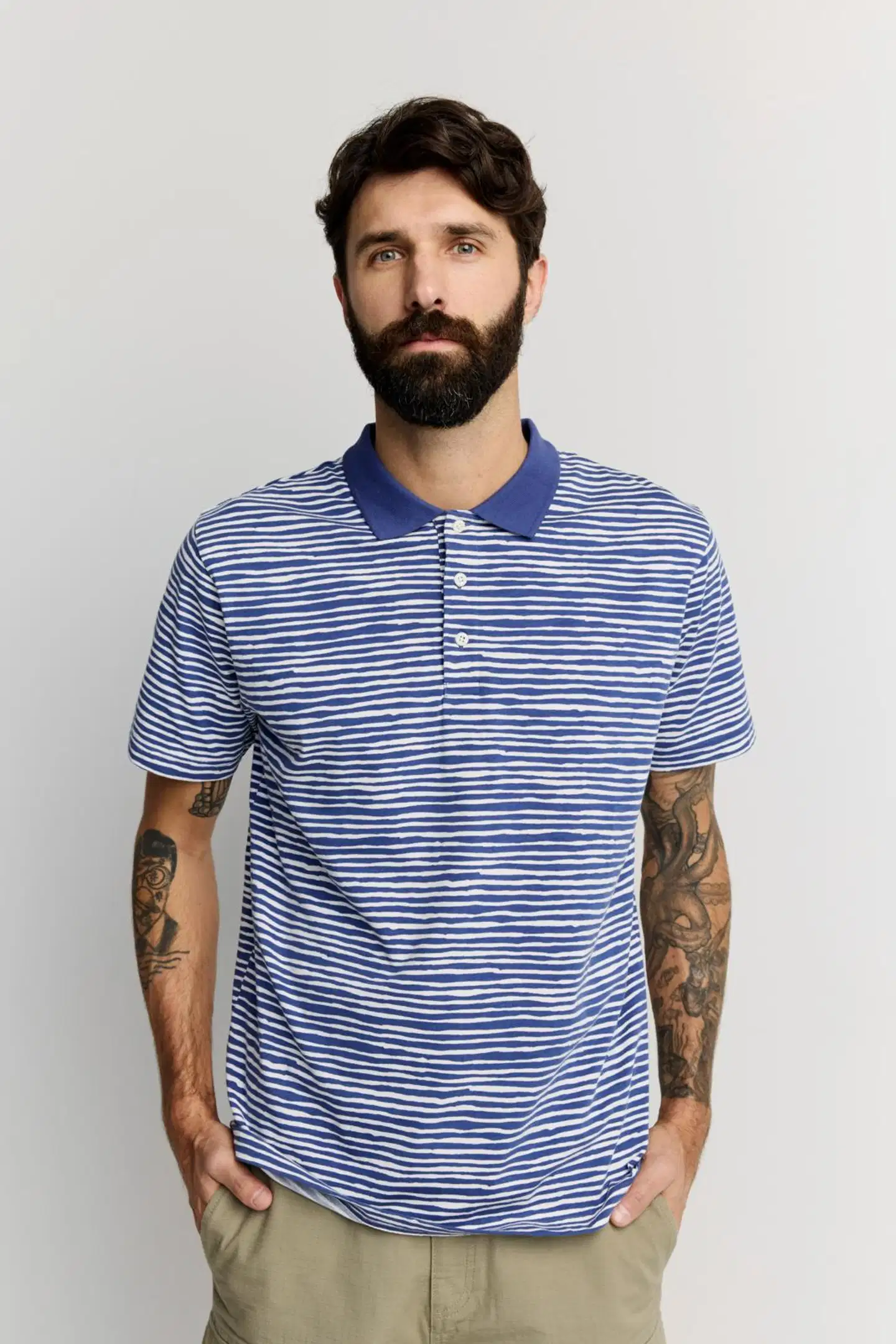 Finlayson miesten jersey-pikeepaita Tiuhta - Sage Green - 1